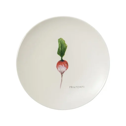SAISONS Coffret 4 assiettes 19 cm légumes
