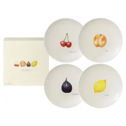 SAISONS Coffret 4 assiettes 19 cm fruits