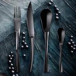 XY BLACK MIROIR Coffret 24 couverts