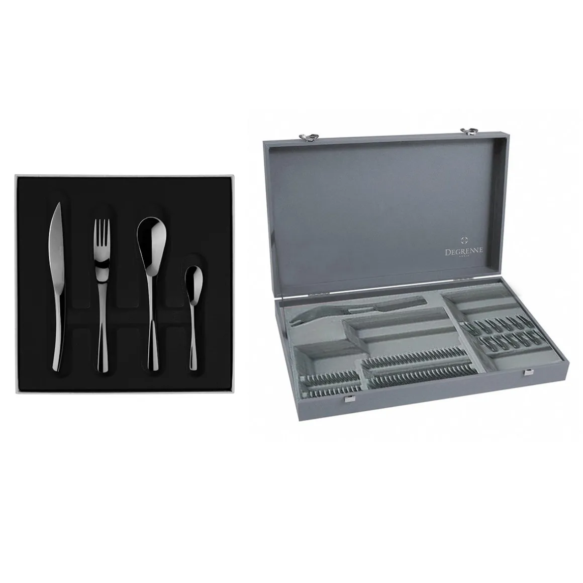 XY BLACK MIROIR Colis écrin 50 couverts