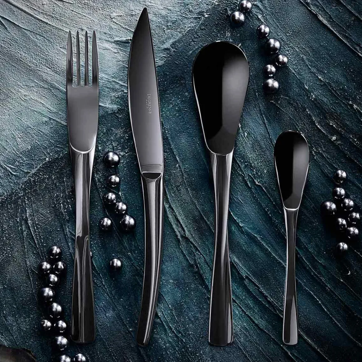 XY BLACK MIROIR Colis écrin 50 couverts